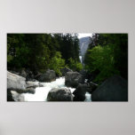 Vernal Falls in the Distance at Yosemite Poster