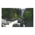 Vernal Falls in the Distance at Yosemite Rectangular Sticker