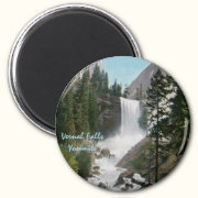 Vernal Falls Vintage Yosemite Magnet