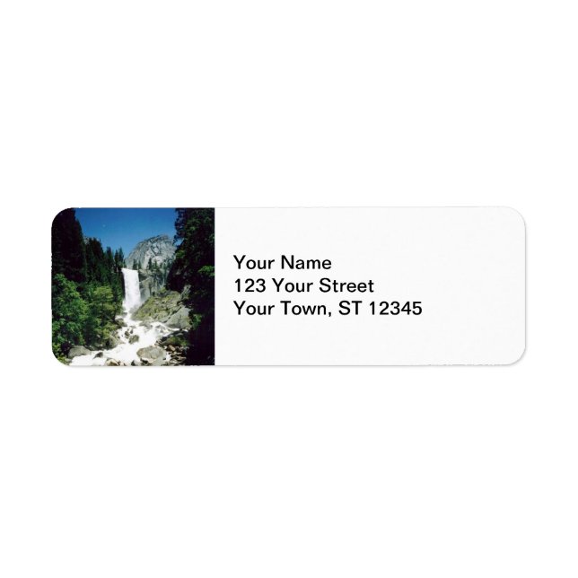 Vernal Falls- Yosemite Label (Front)
