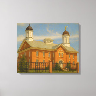 Vernal Utah Temple Painting™ LDS Wall Art Canvas