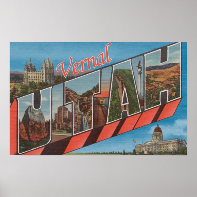 Vernal, UtahLarge Letter ScenesVernal, UT Poster (Front)