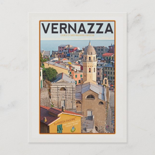 Vernazza - Church of Santa Margherita d'Antiochia Postcard (Front)