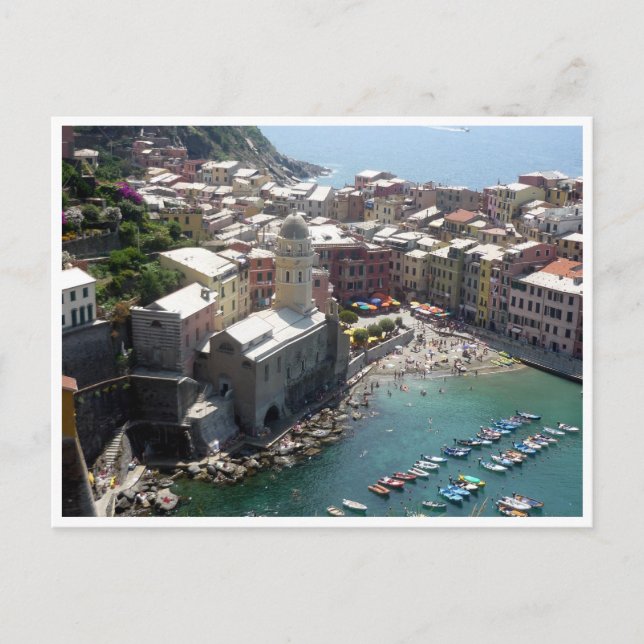 vernazza church postcard (Front)