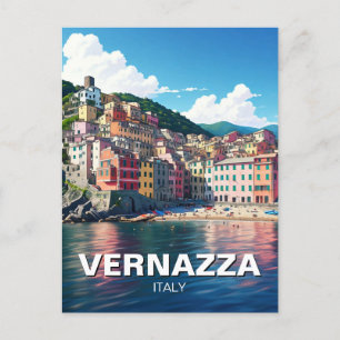 Vernazza, Cinqua Terra Magnet Postcard