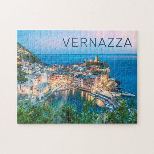 Vernazza Cinque Terre La Spezia Italy Panorama Jigsaw Puzzle