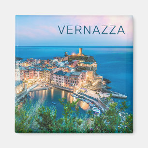 Vernazza Cinque Terre La Spezia Italy Panorama Magnet