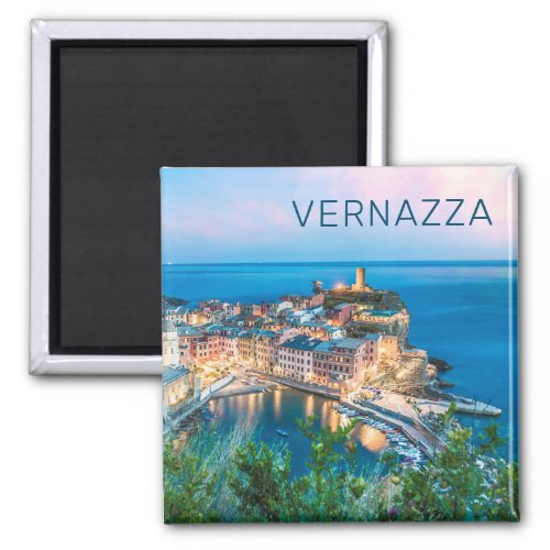 Vernazza Cinque Terre La Spezia Italy Panorama Magnet