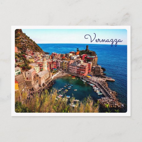 VERNAZZA _ Europe _ Italy _ Liguria Postcard