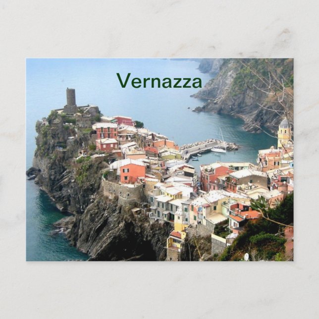 vernazza italy fridge magnet postcard (Front)