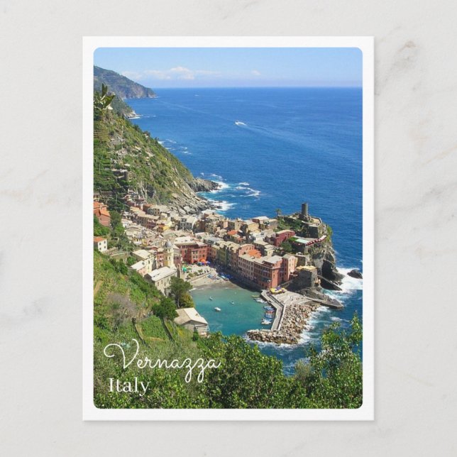 VERNAZZA - Liguria - CINQUE TERRE - Postcard (Front)