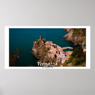 Vernazza Panoramic View Poster