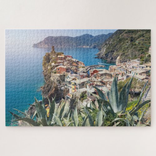 Vernazza town in the Cinque Terre Jigsaw Puzzle