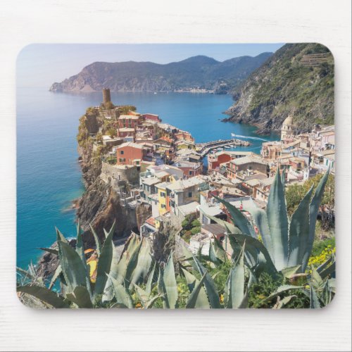 Vernazza town in the Cinque Terre Mouse Pad