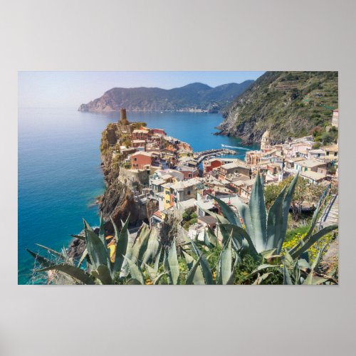 Vernazza town in the Cinque Terre Poster