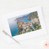 Vernazza town in the Cinque Terre Rectangular Sticker (Envelope)