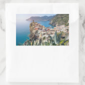Vernazza town in the Cinque Terre Rectangular Sticker (Bag)