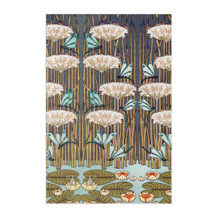 Verneuil Dragonfly Water Lily Art Nouveau: Vintage