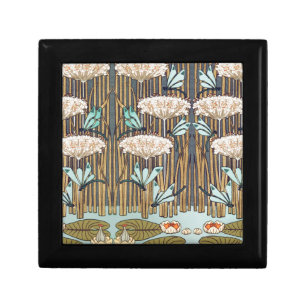 Verneuil Dragonfly Water Lily Art Nouveau: Vintage Gift Box