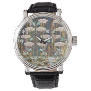 Verneuil Dragonfly Water Lily Art Nouveau: Vintage Watch