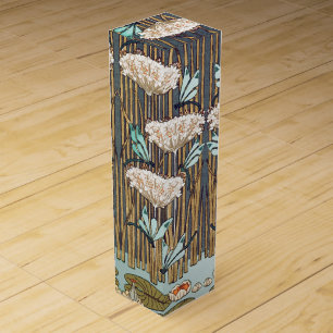 Verneuil Dragonfly Water Lily Art Nouveau: Vintage Wine Box