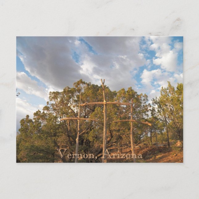 Vernon, Arizona Postcard (Front)