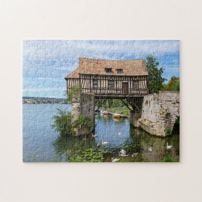 Vernon Old mill (vieux moulin) - Normandy, France Jigsaw Puzzle (Horizontal)