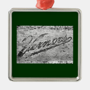Vernors Wall Ann Arbor, Michigan Metal Ornament