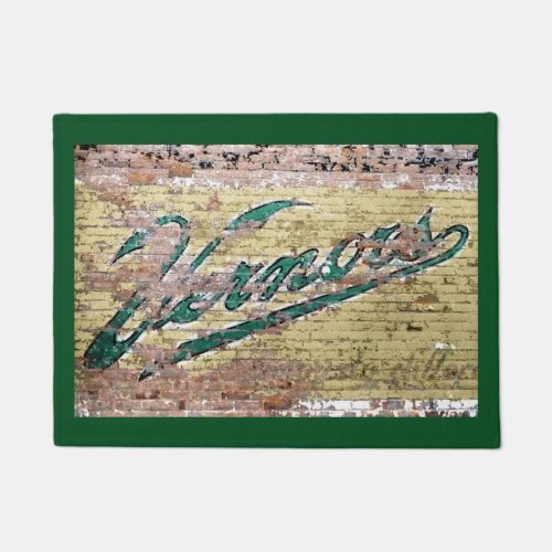 Vernors Wall Ann Arbor Michigan Vintage Doormat
