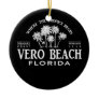 Vero Beach FL Where The Tropics Begin Souvenir  Ceramic Ornament