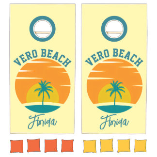 Vero Beach Florida Cornhole Set