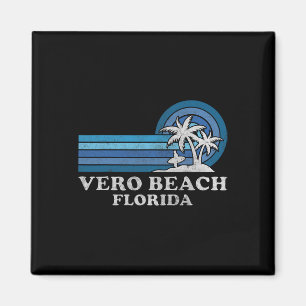 Vero Beach Florida Family Summer Vacation Vintage Magnet