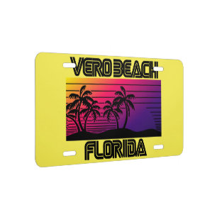 Vero Beach Florida License Plate