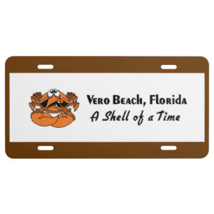 Vero Beach Florida License Plate