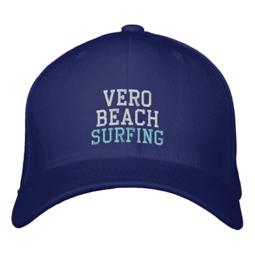 Vero Beach Florida Surfing Baseball Hat