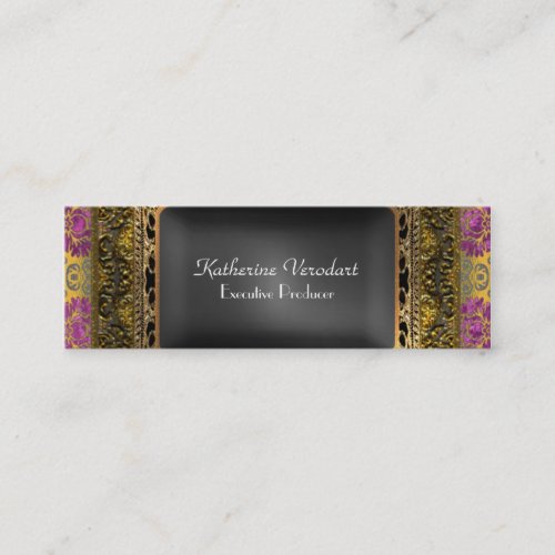 Verodart Porte  Skinny Elegant Professional Business Card Template