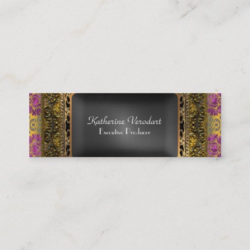 Customizable Verodart Porte  Skinny Elegant Professional Business Card Template