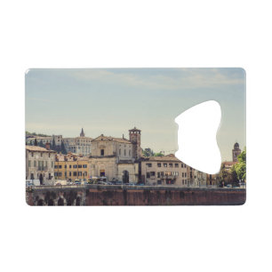 Verona architecture, Italy Credit Card Bottle Opener