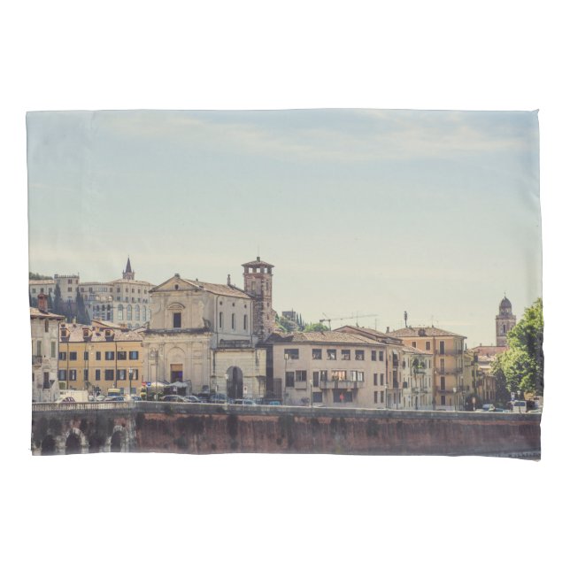 Verona architecture, Italy Pillow Case (Front)