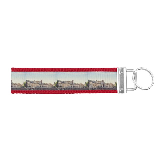 Verona architecture, Italy Wrist Keychain (Keys on Right)