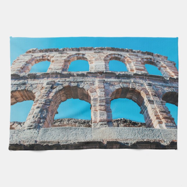 Verona Arena, Italy Kitchen Towel (Horizontal)