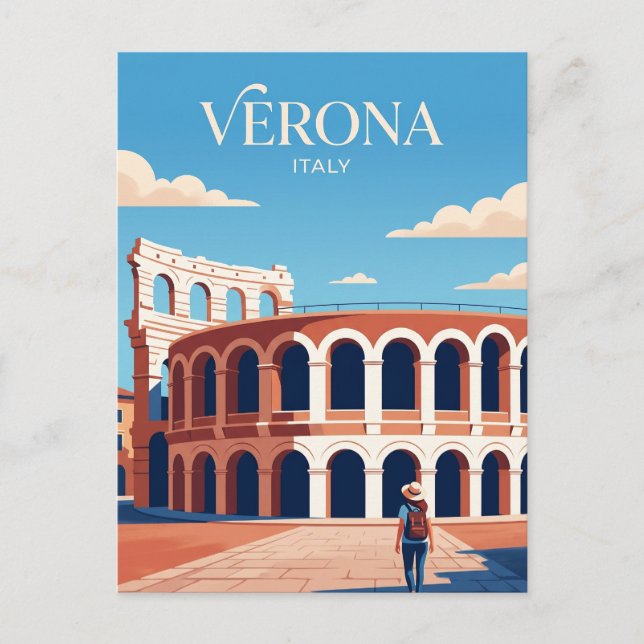 Verona Arena Italy Postcard (Front)