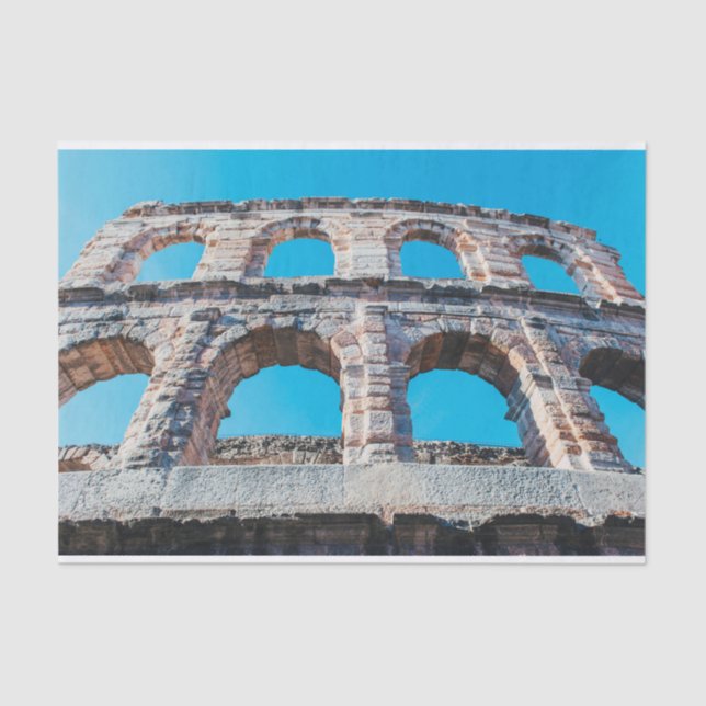Verona Arena, Italy Tissue Paper (Front)