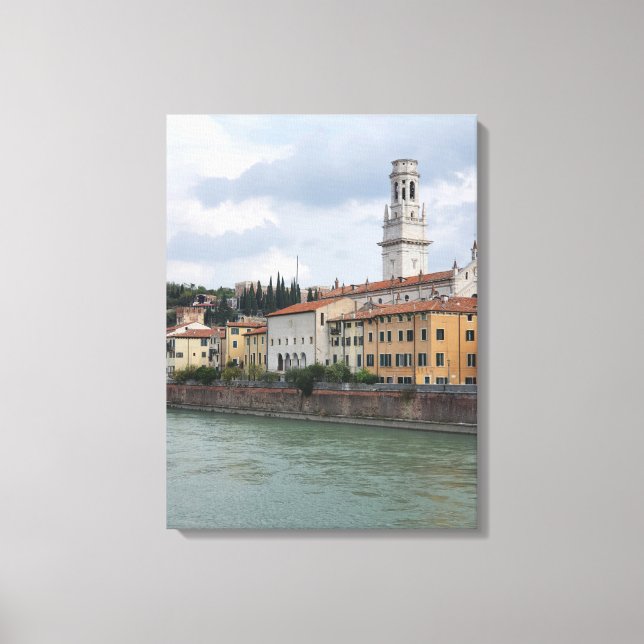 Verona Cathedral view canvas print (Front)