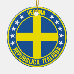 Verona ceramic ornament