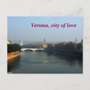 Verona, city of Love Postcard