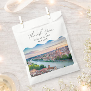 Verona Italy Wedding Personalized Favor Bag