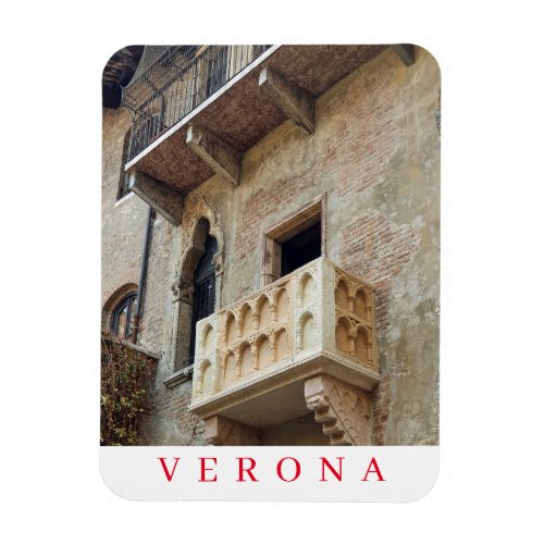 Verona Juliets Balcony view fridge magnet