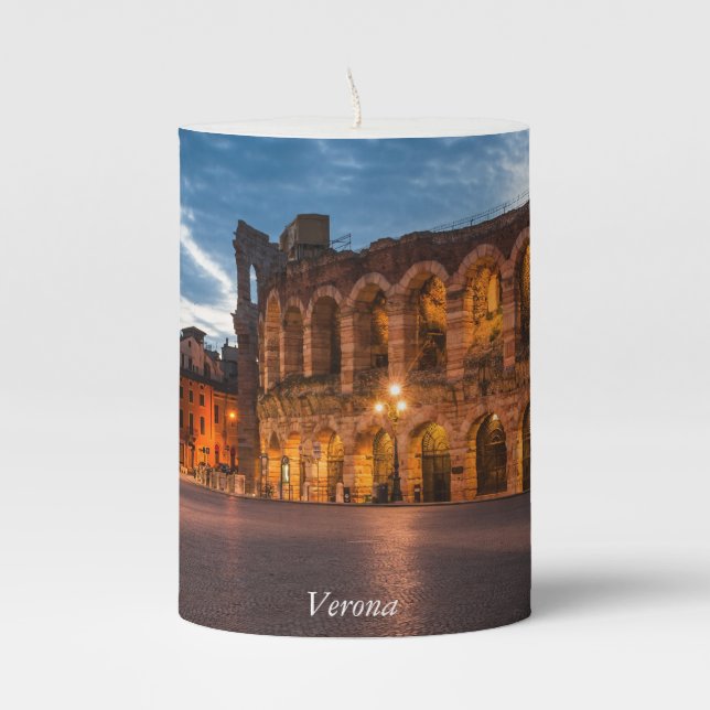 Verona Pillar Candle (Front)
