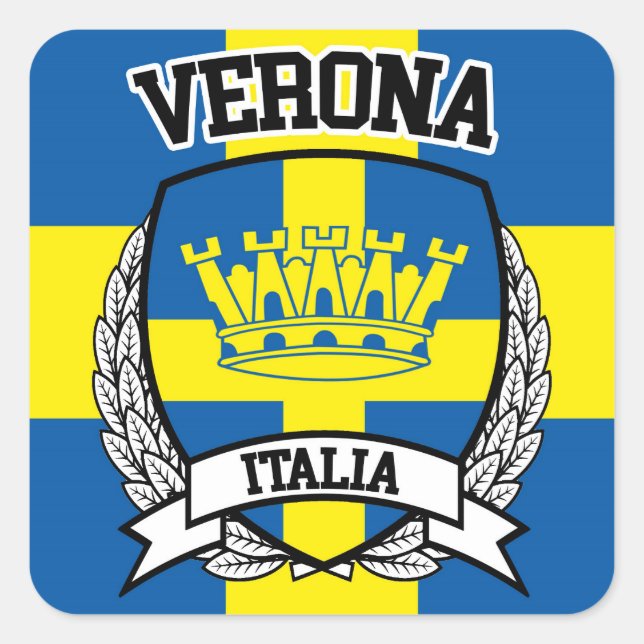 Verona Square Sticker (Front)
